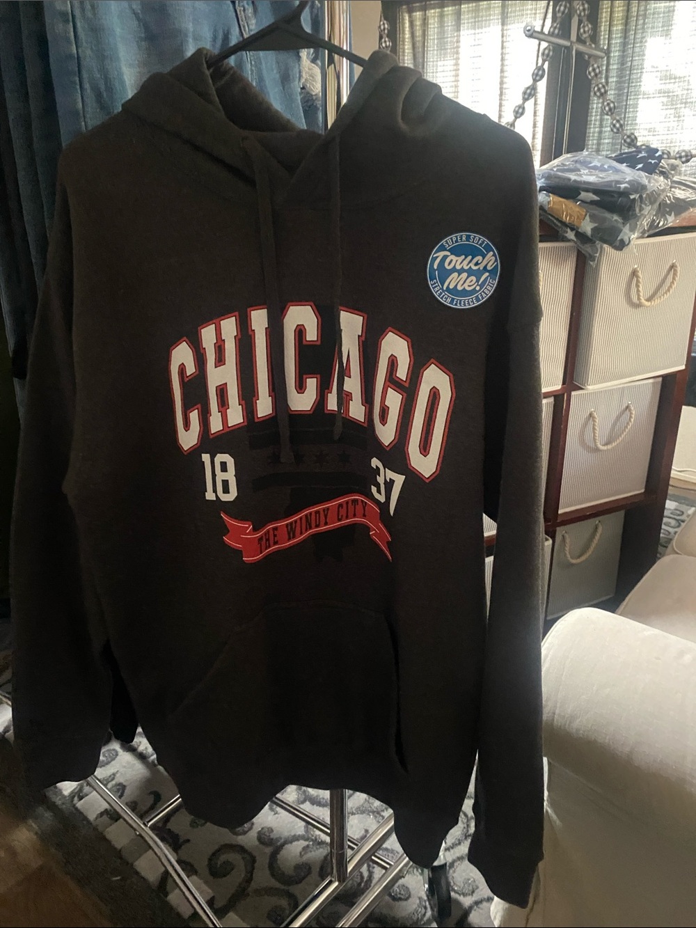 Chicago Graphic Hoodie - Black
